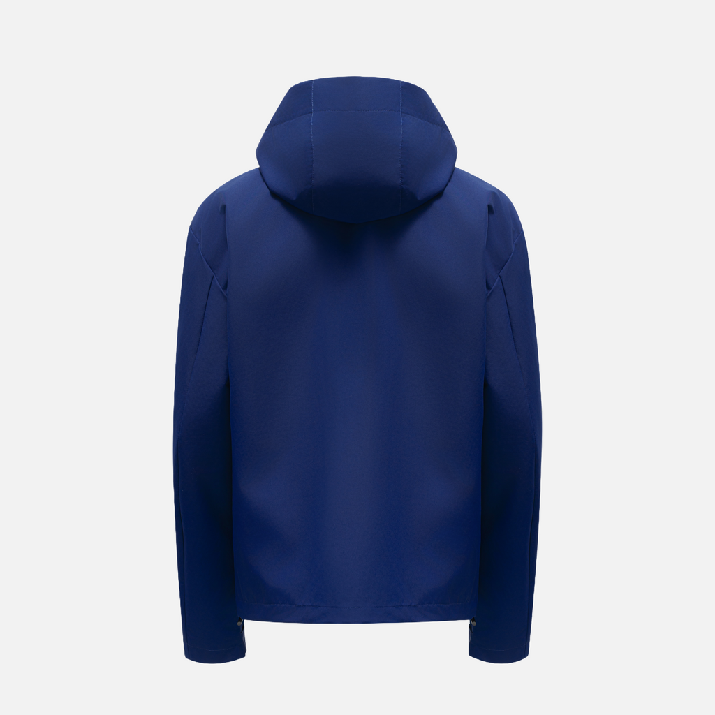 Navy Waterproof Hardshell Hooded Jacket