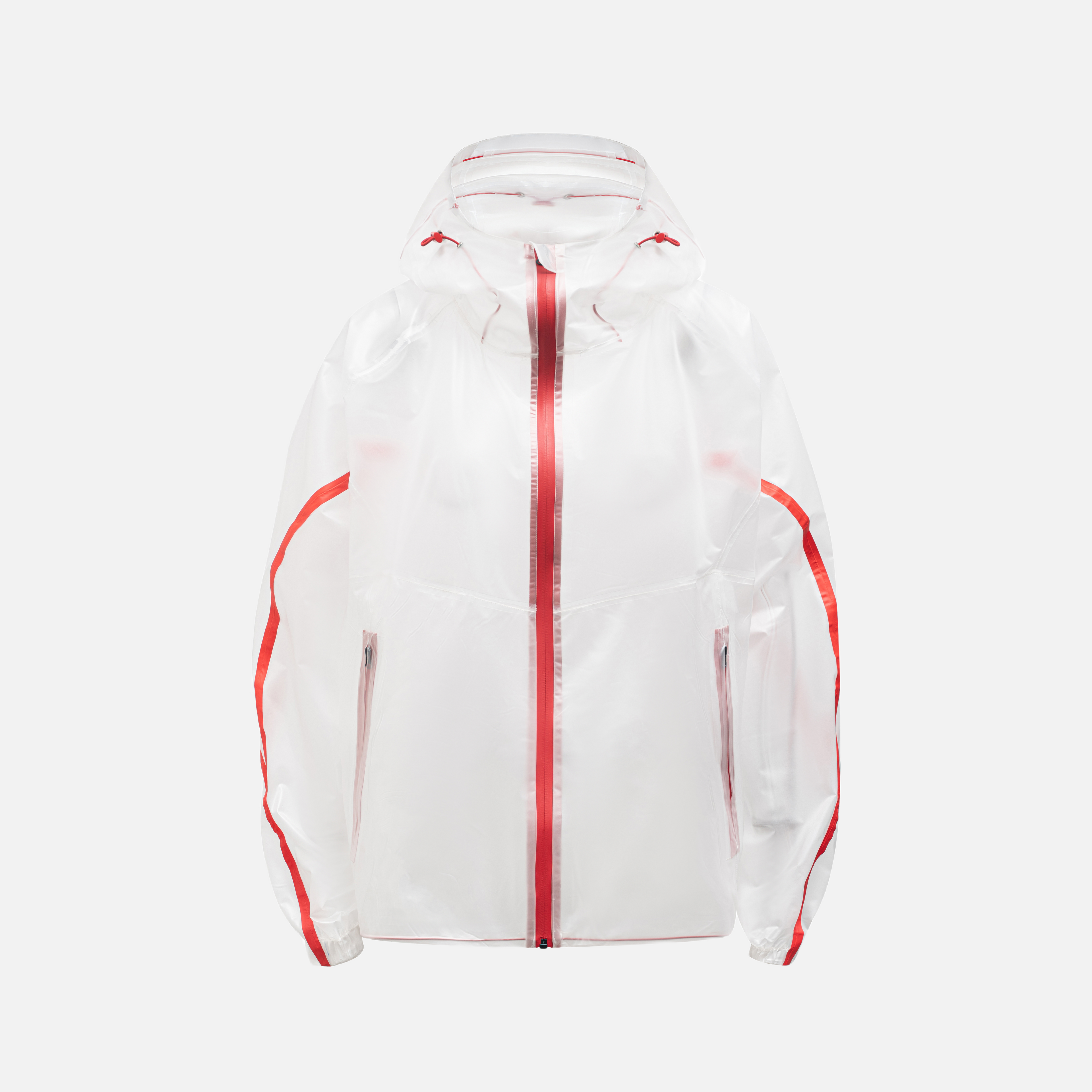 Transparent Packable Waterproof Rain Jacket