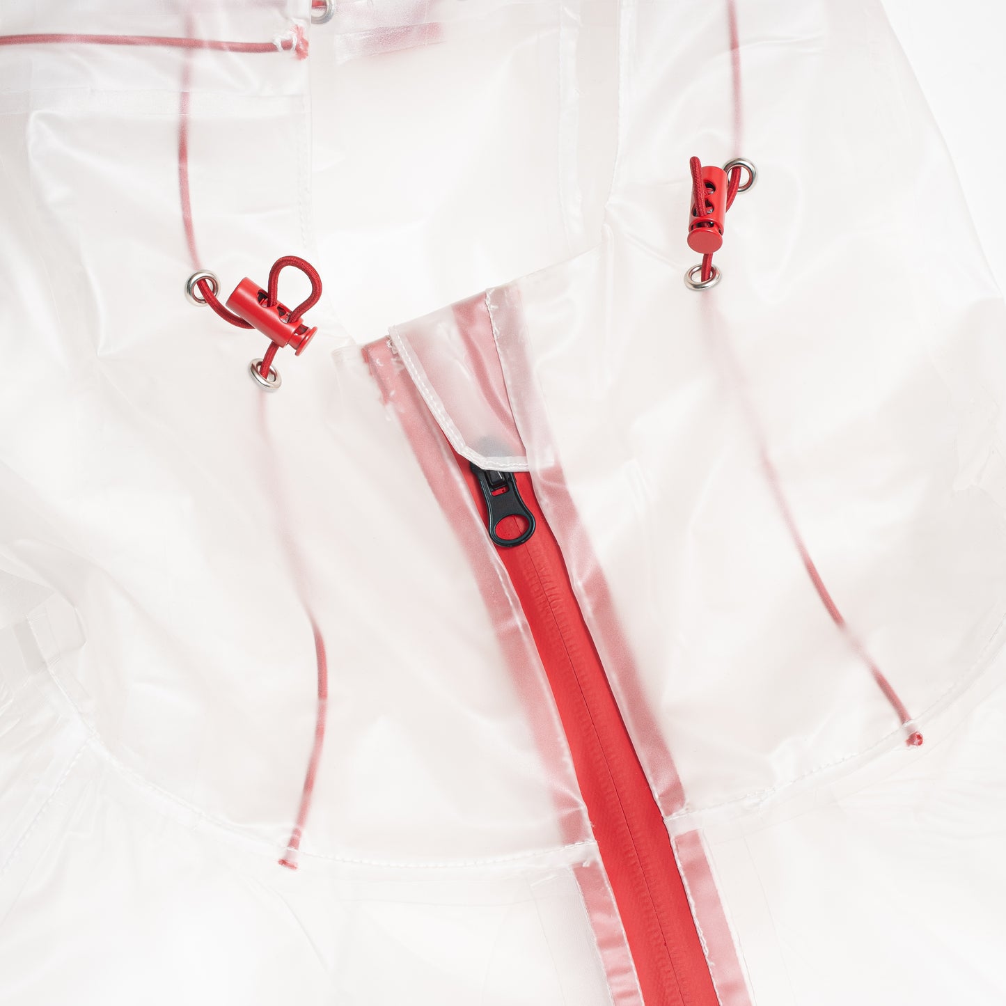 Transparent Packable Waterproof Rain Jacket