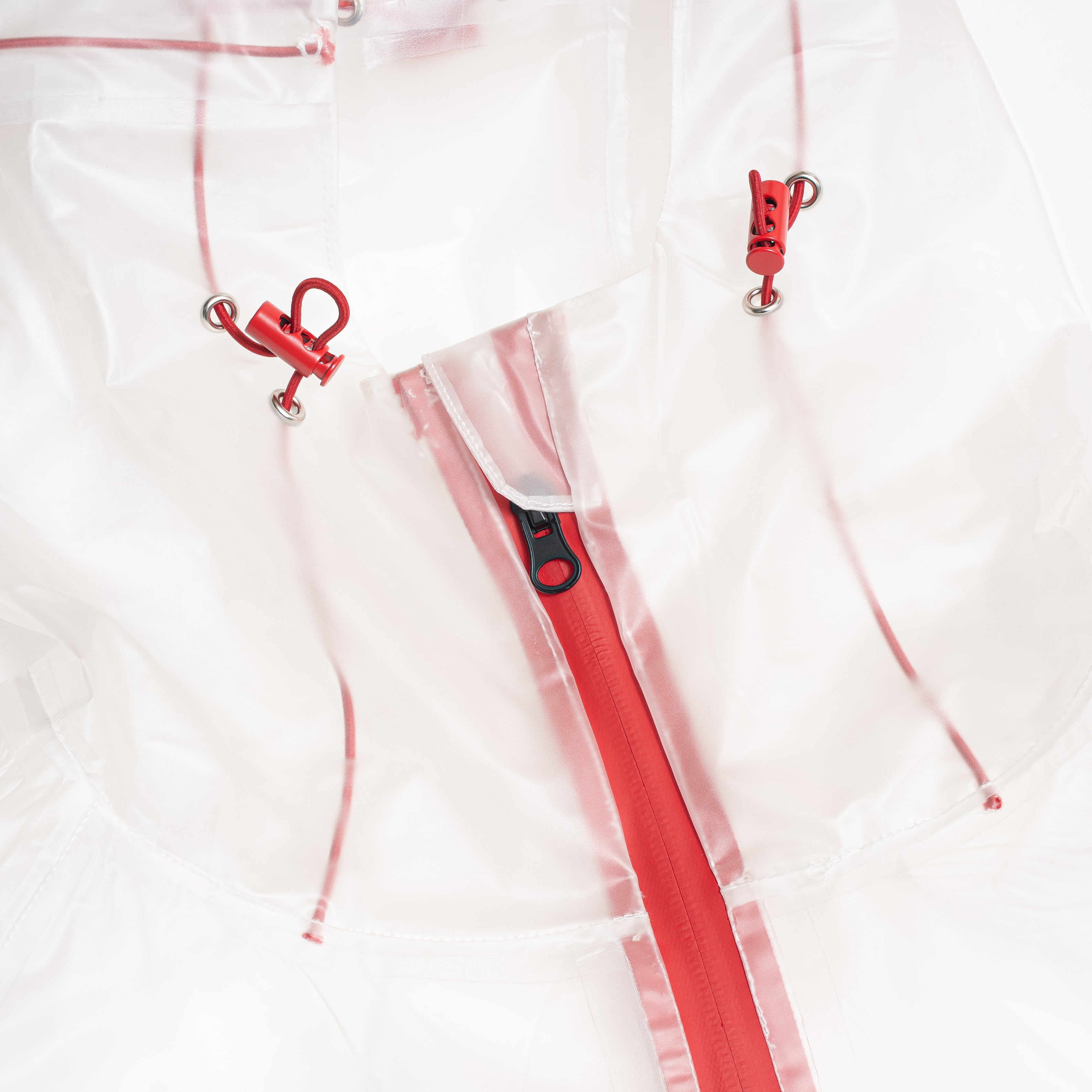 Transparent Packable Waterproof Rain Jacket