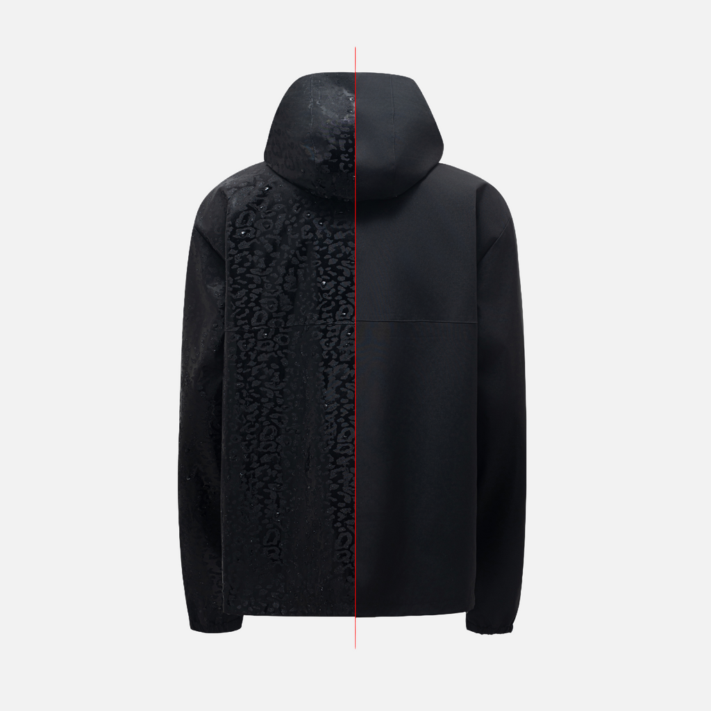 Water-Activated Leopard Waterproof Jacket