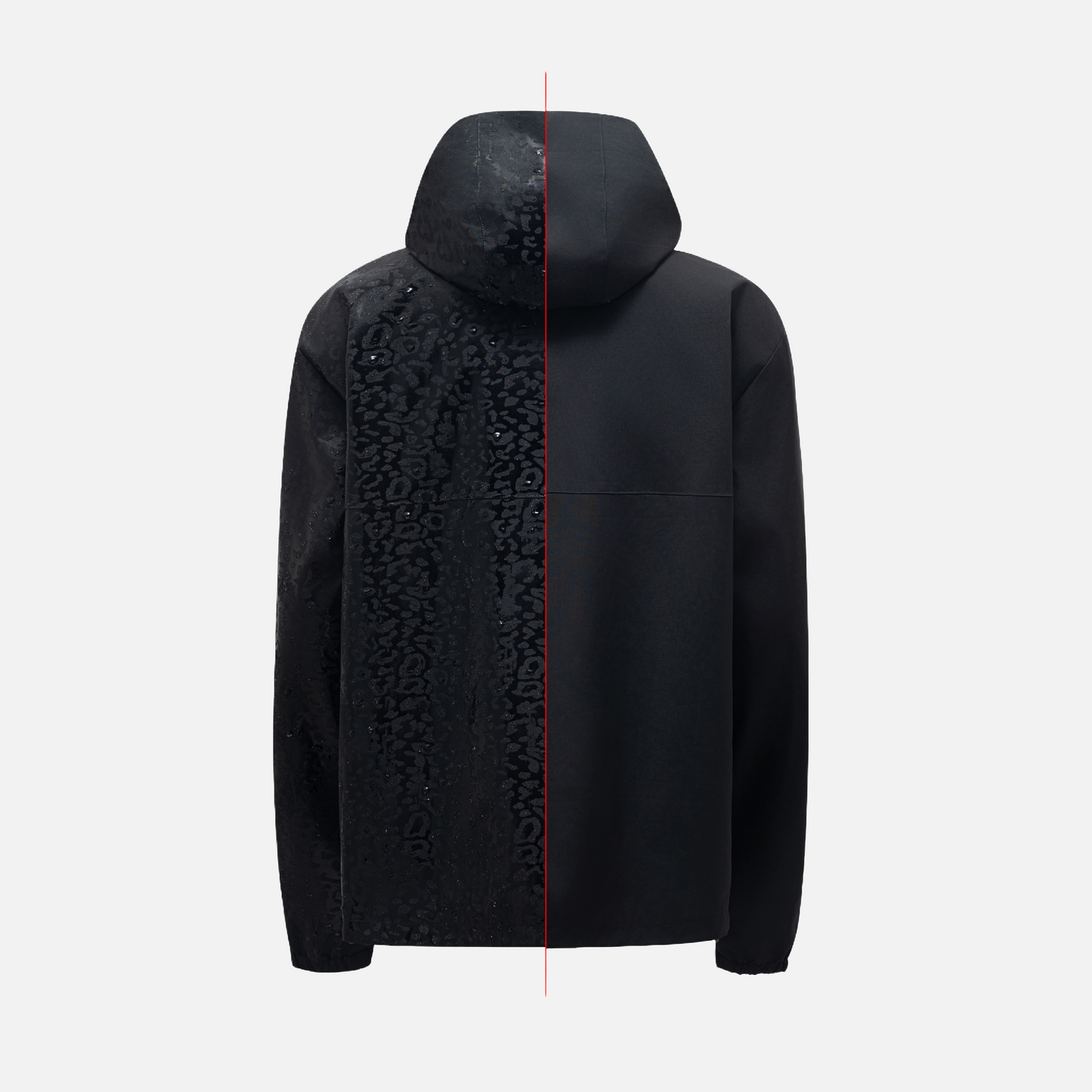 Water-Activated Leopard Waterproof Jacket