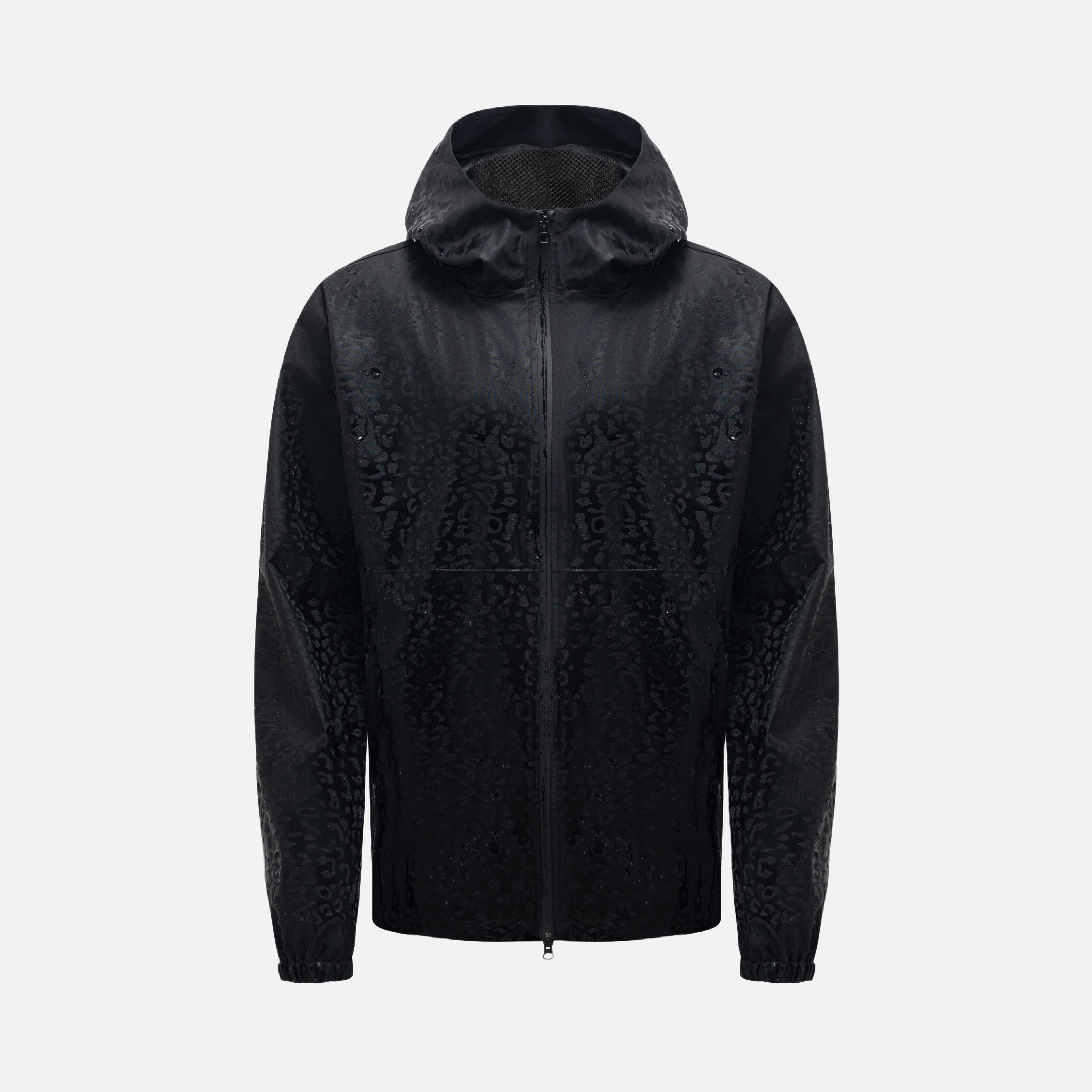 Water-Activated Leopard Waterproof Jacket