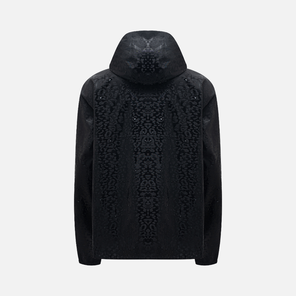 Water-Activated Leopard Waterproof Jacket