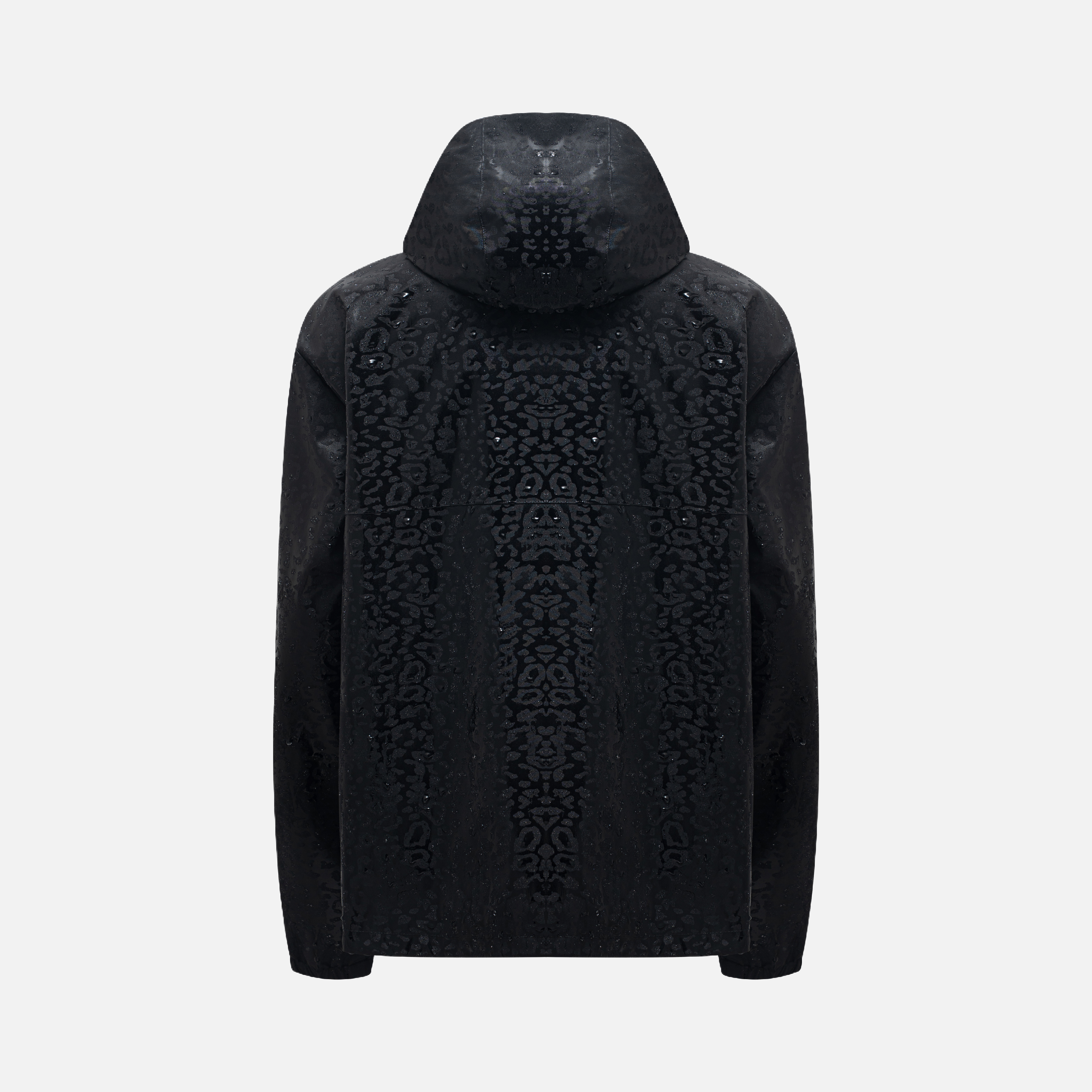 Water-Activated Leopard Waterproof Jacket