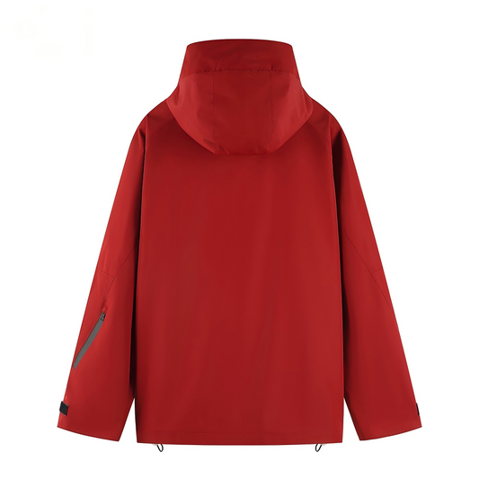 9 zippers waterproof windbreaker
