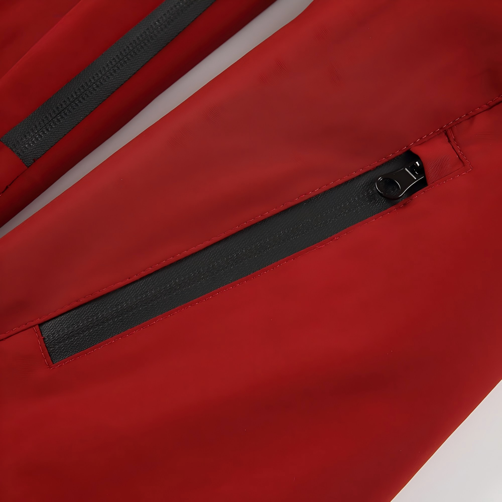 9 zippers waterproof windbreaker