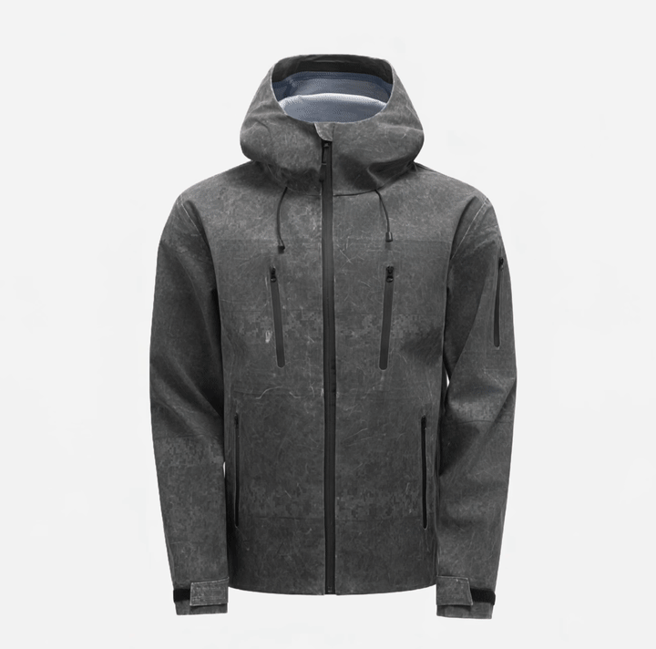 Thermal Reaction Color Changing Waterproof Jacket — Black in the Cold. Camo in the Heat.